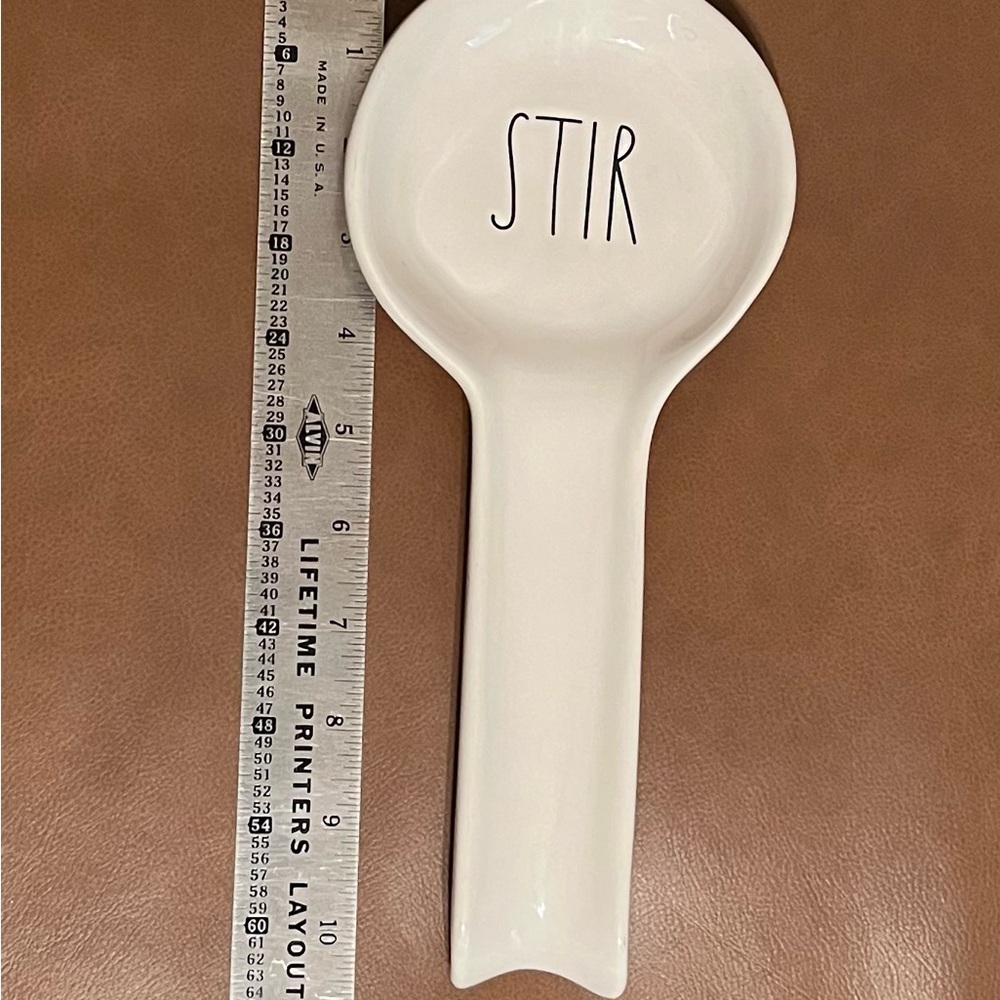 Rae Dunn Spoon Rest with 'Stir'